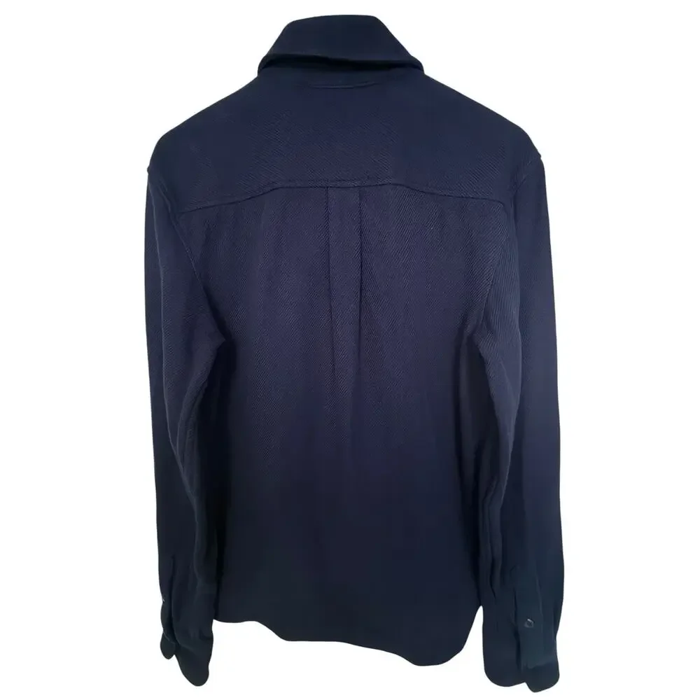 The North Face Long Sleeve Button Up Shirt Mens Small Navy Casual Outdoor